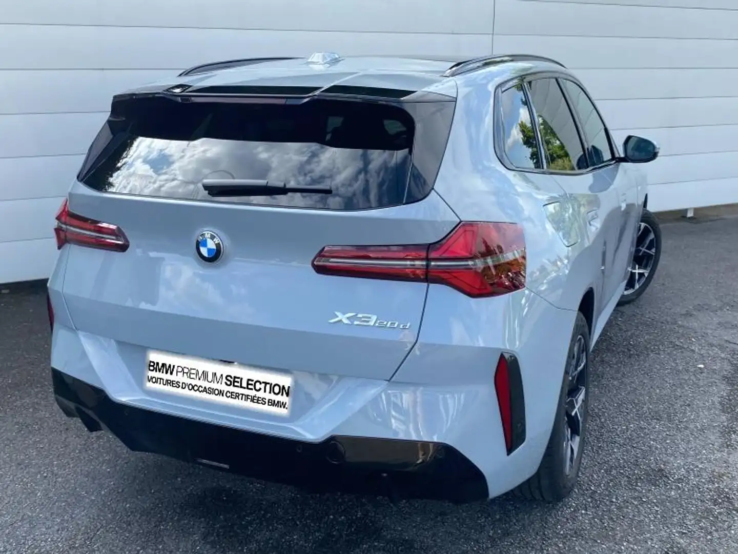 BMW X3 xDrive20d 197ch M Sport Gris - 2