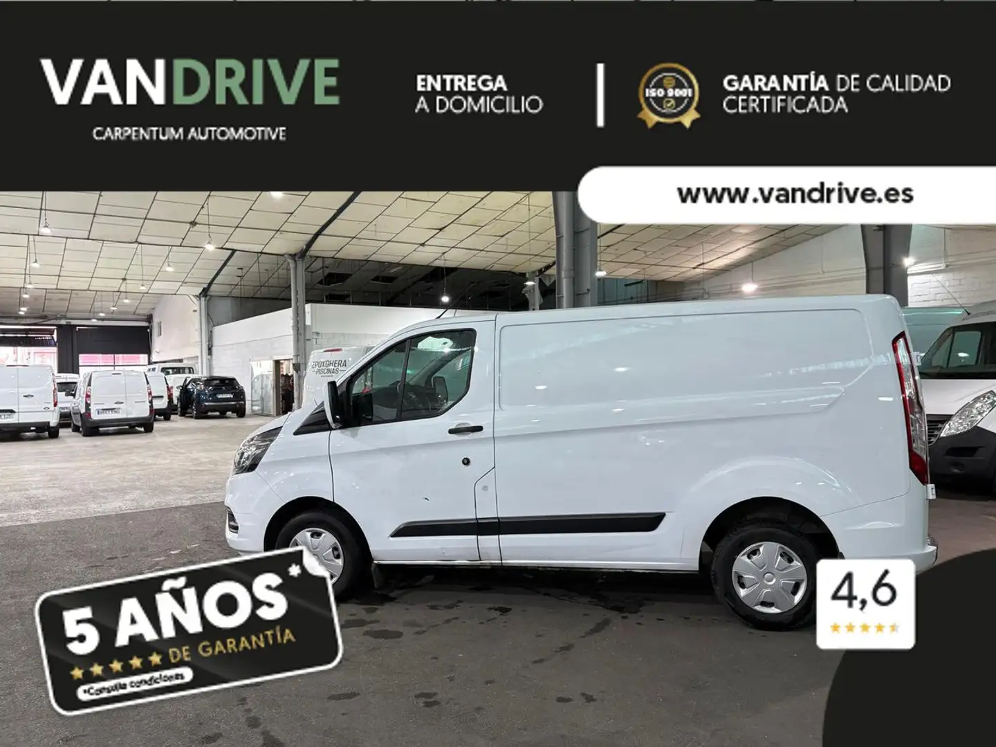 Ford Transit Custom FT 300 L2 Van DCb. Trend 130 Blanco - 2
