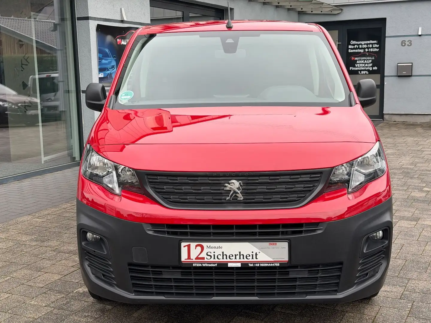Peugeot Partner 1.5 Premium L2*1.Hand*Anhängerkupplung* Rot - 2