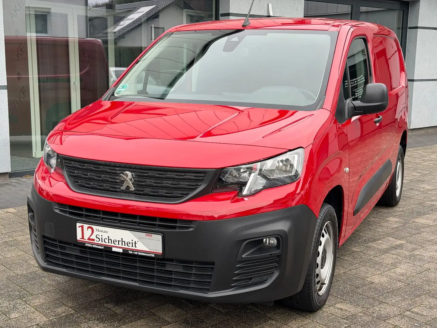 Peugeot Partner 1.5 Premium L2*1.Hand*Anhängerkupplung* Rot - 1