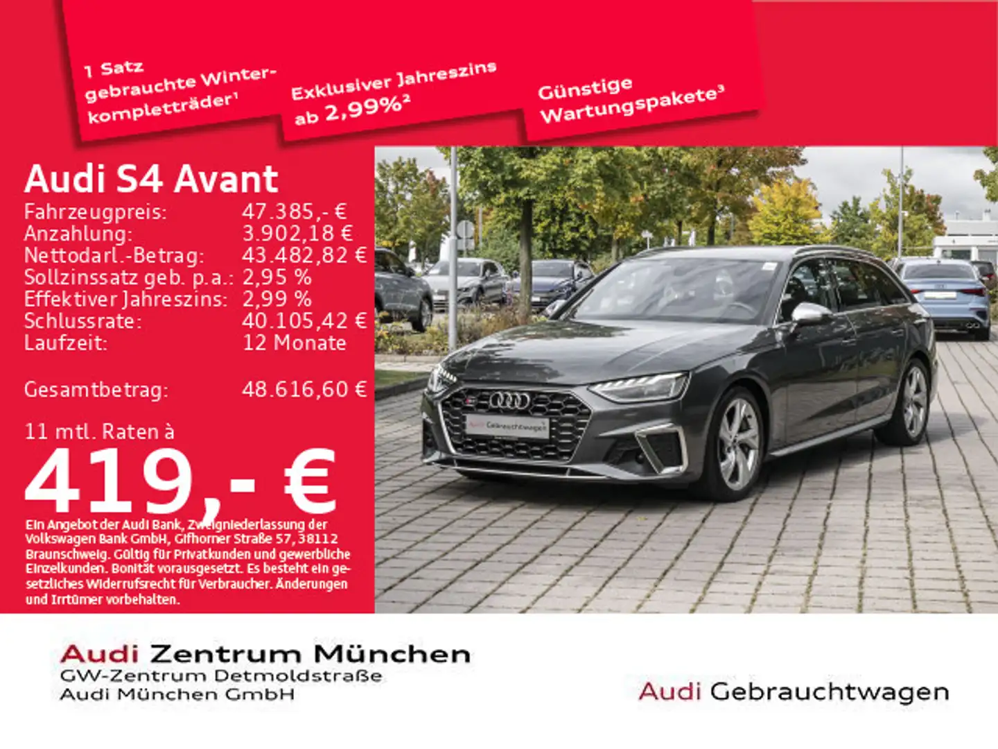 Audi S4 TDI tiptr. Navi+/PDC+ Grau - 1