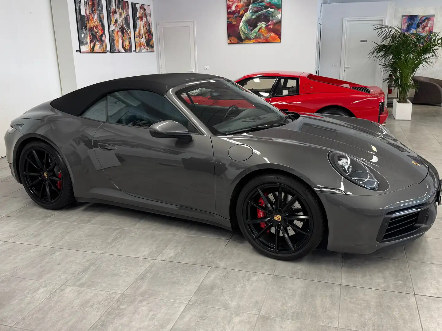 Porsche 992 Cabrio 3.0 Carrera 4S Italiana Szürke - 2