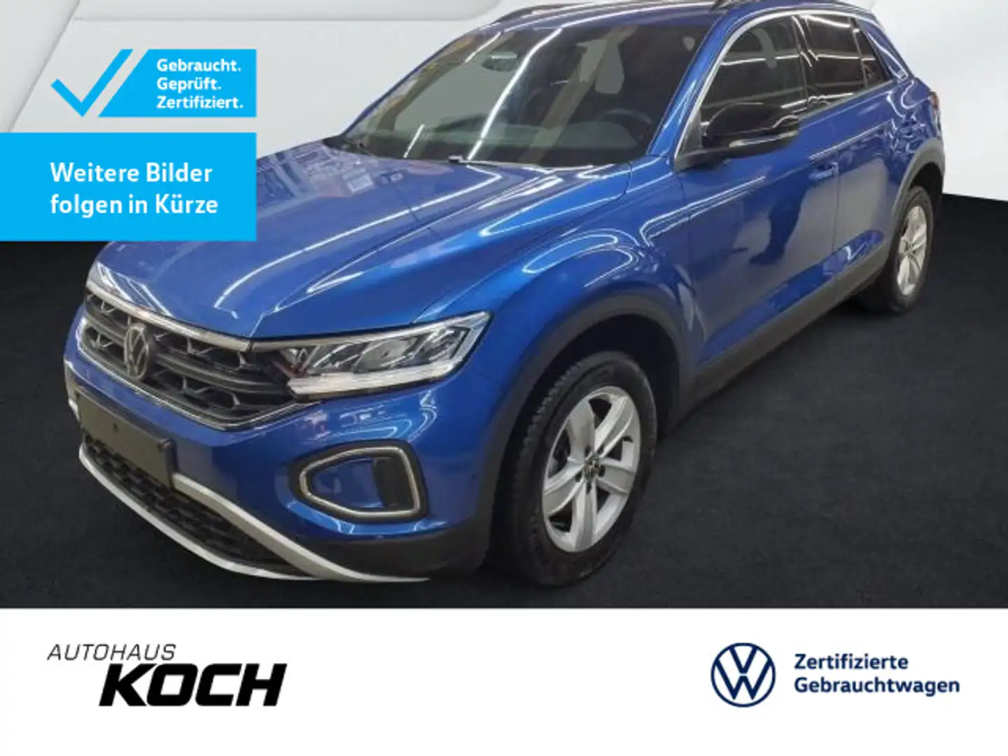 Volkswagen T-Roc 2.0TDI Goal LED Navi Kamera Blau - 1