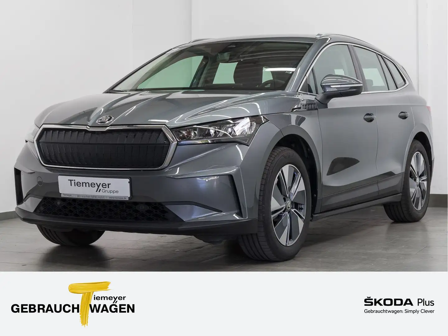 Skoda Enyaq iV 80 LOFT AHK LM19 WÄRMEPUMPE Grau - 1