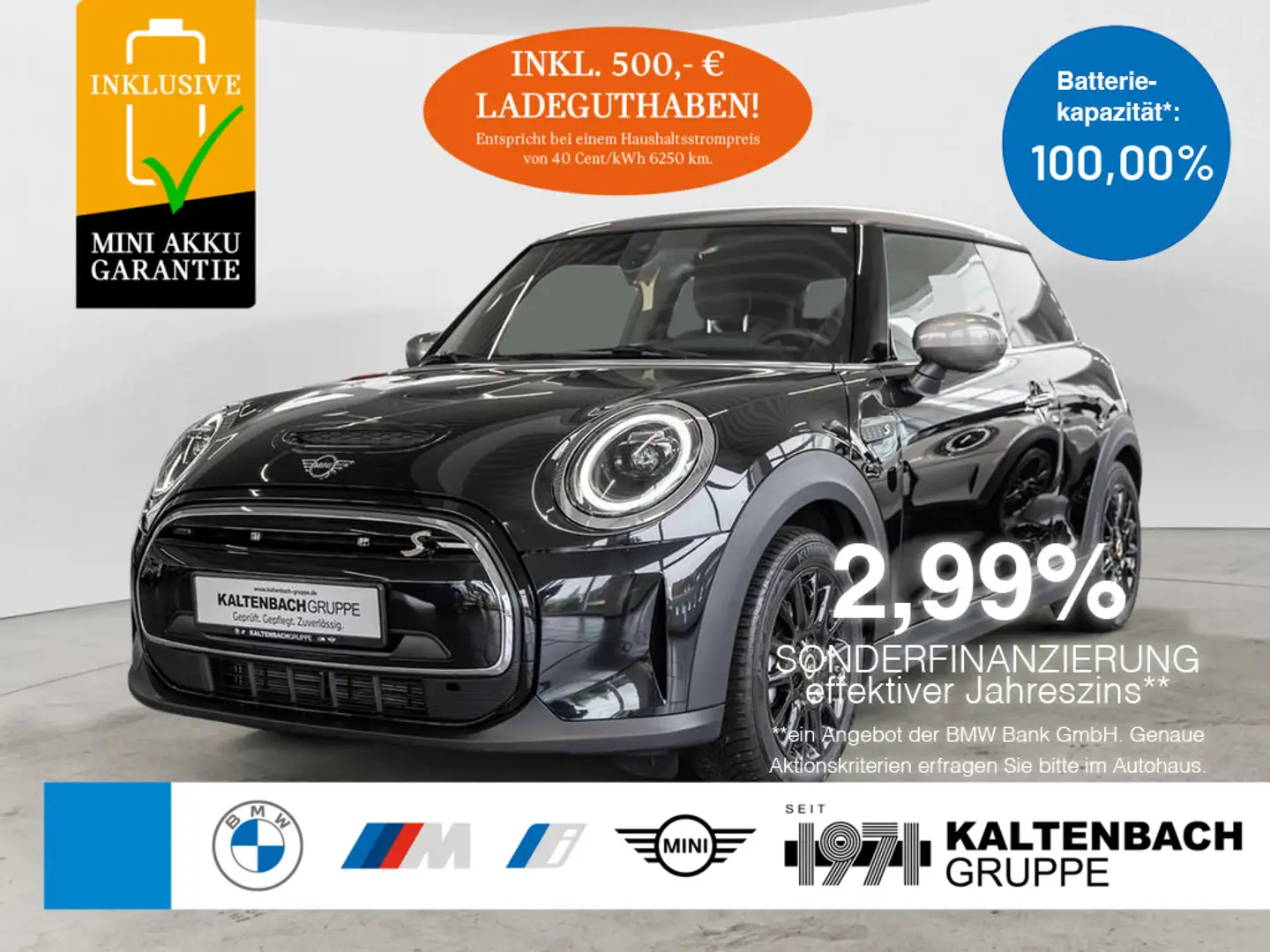 MINI Cooper SE Classic Trim LED NAVI SHZ PDC KLIMA Schwarz - 1