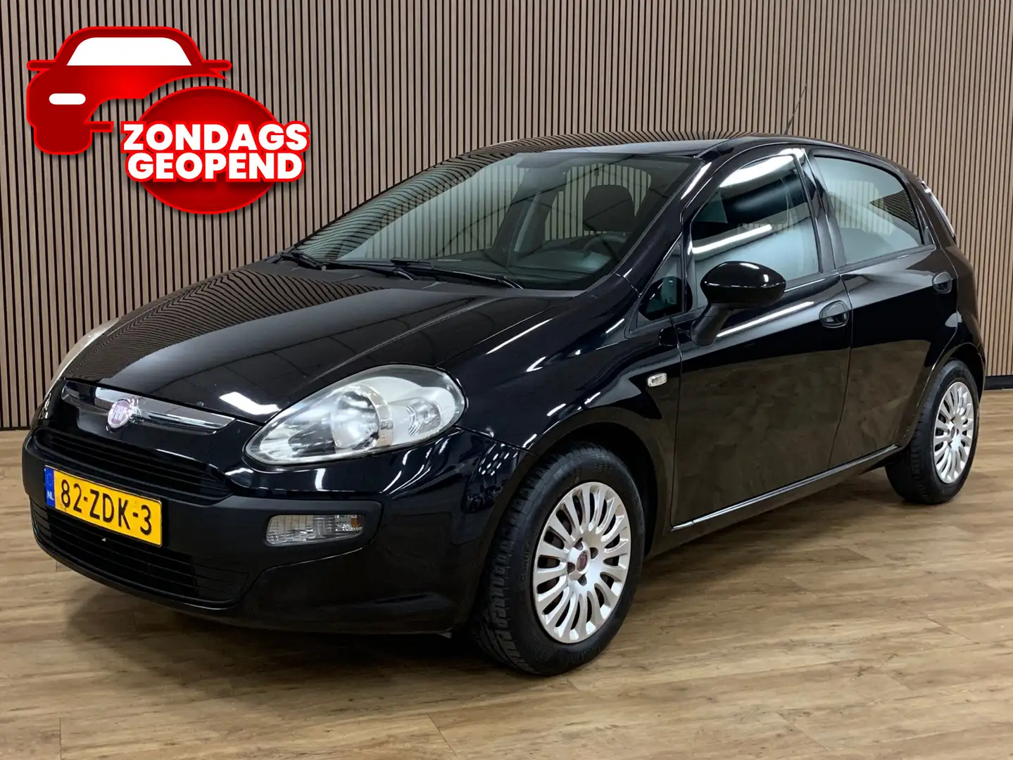 Fiat Punto Evo 1.2 Active|Airco|135000KM| Zwart - 1