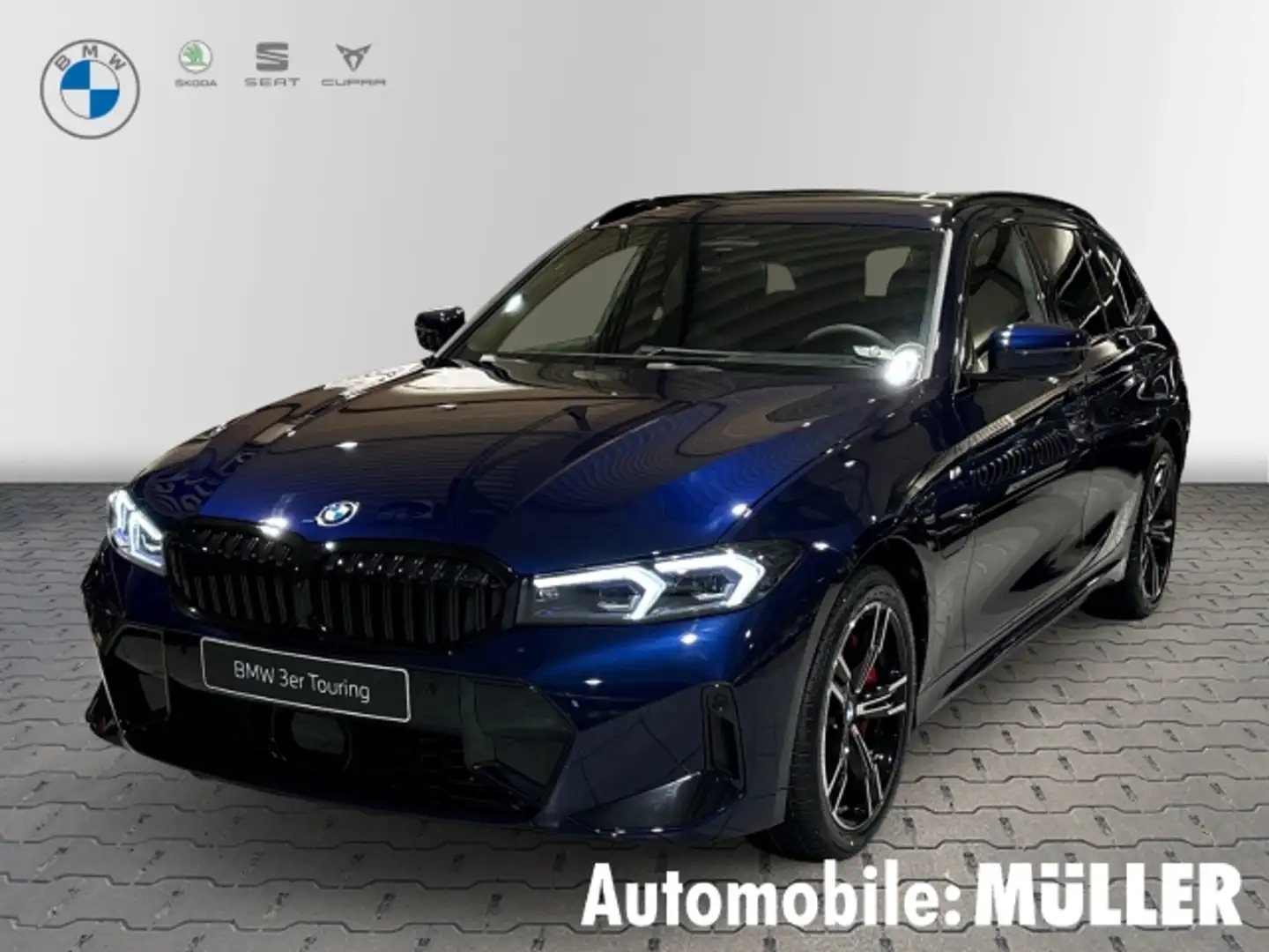 BMW 330 e M Sport EU6e Touring Park-Assist HUD AHK-klappba Blau - 1