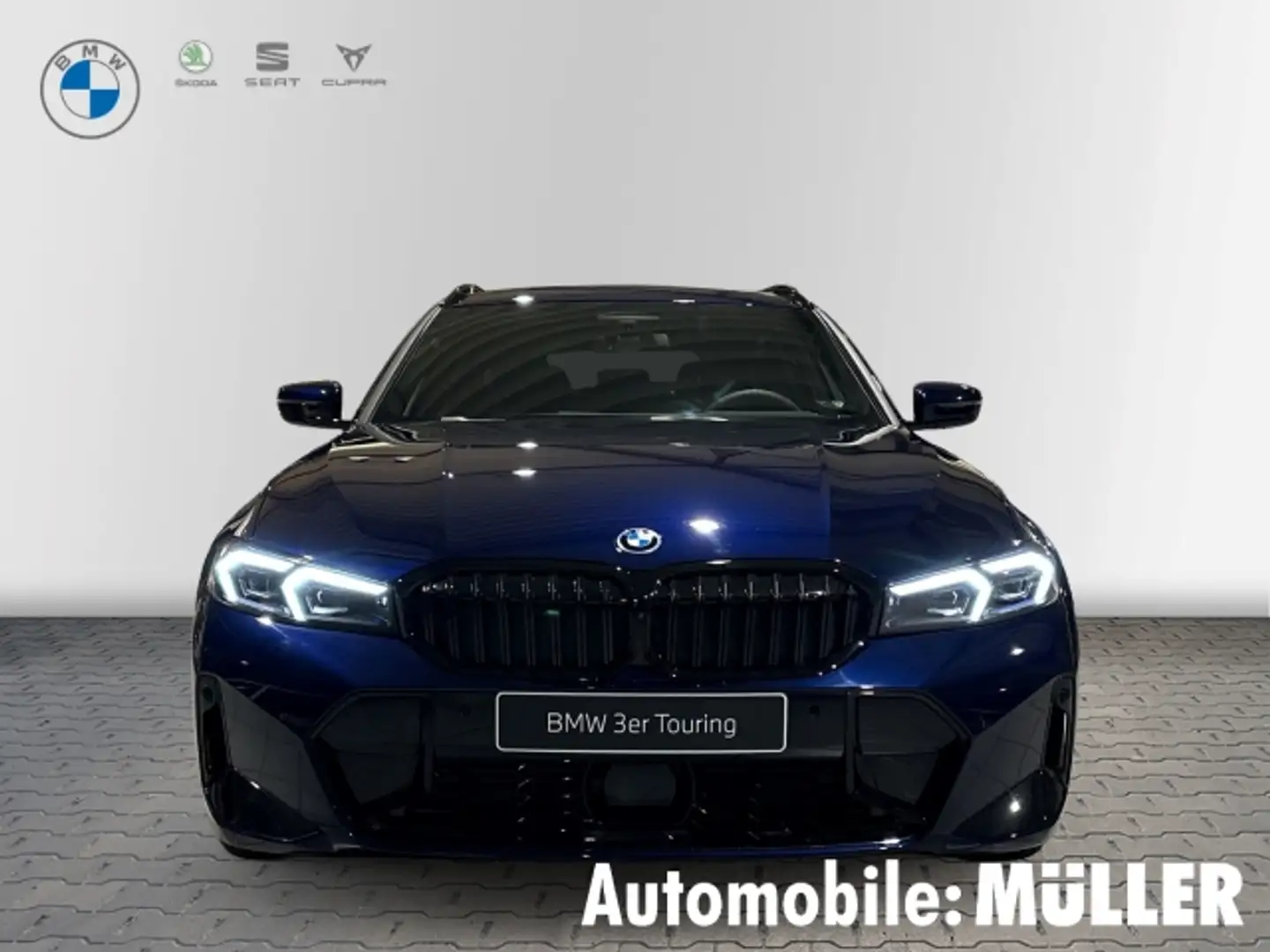 BMW 330 e M Sport EU6e Touring Park-Assist HUD AHK-klappba Blau - 2