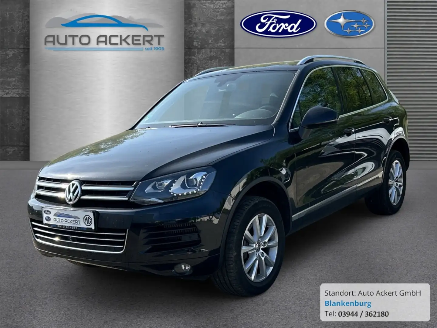 Volkswagen Touareg V6 TDI AHK Allrad Luftfederung XENON Rückfahrkamer Czarny - 1
