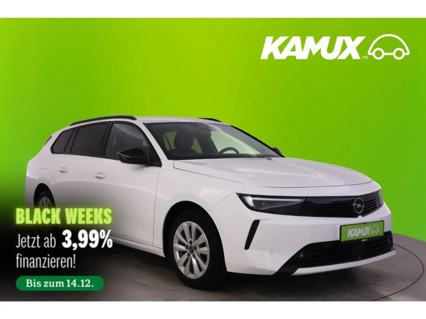 Opel Astra L 1.2T ST Edition+LED+NAVI+VIRTUAL+TEMPO Blanc - 1