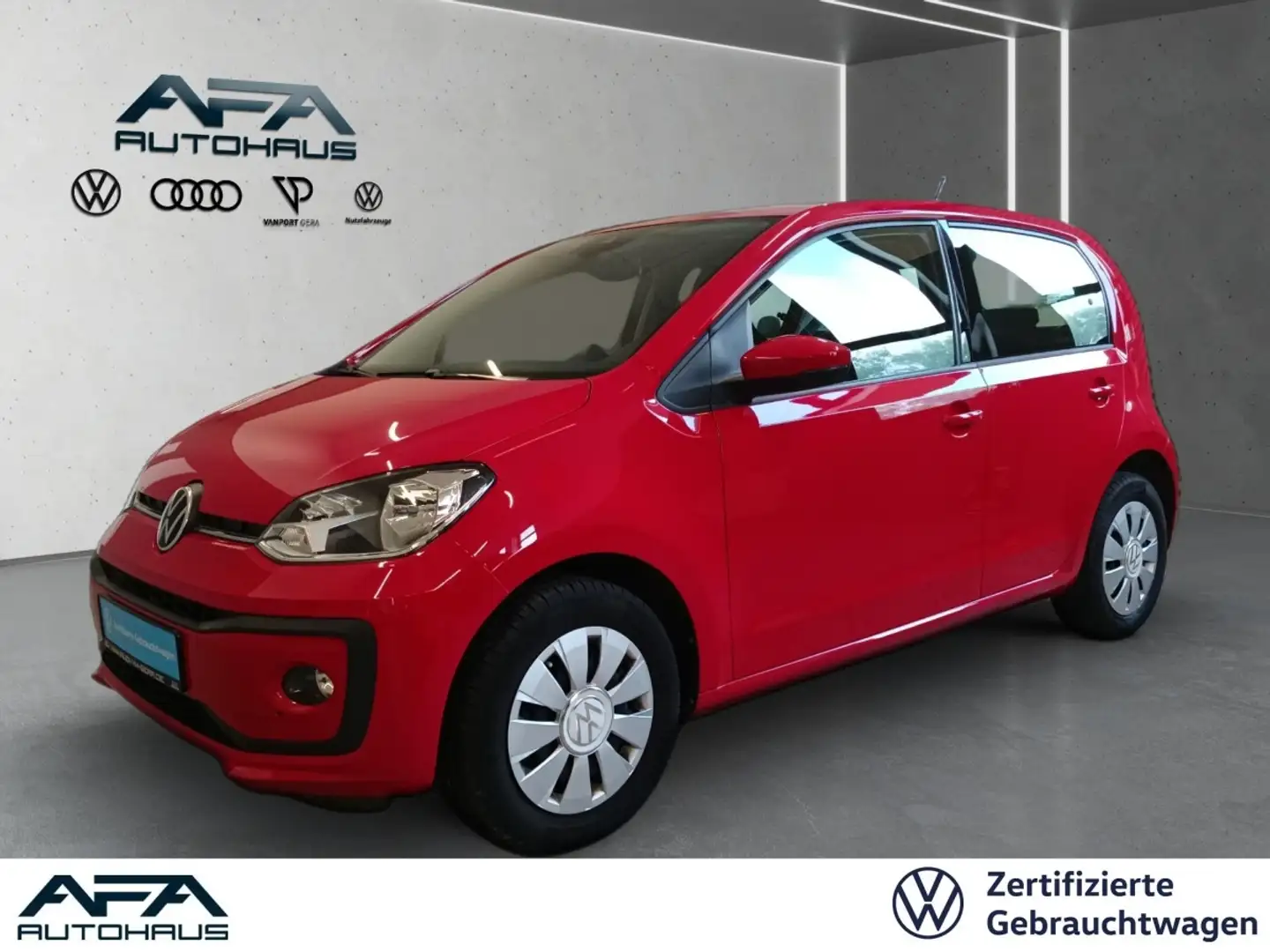 Volkswagen up! 1.0 Move Up! Klima*RearView*Tempomat*SHZ Rot - 1