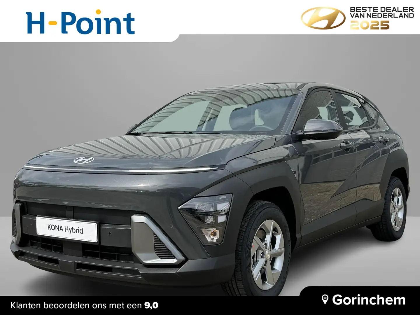 Hyundai KONA 1.6 GDI HEV Comfort | €3500 KORTING | VOORRAAD | A Grijs - 1