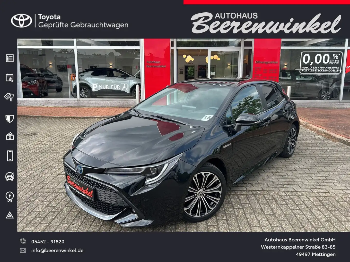 Toyota Corolla 1,8 Hybrid Team Deutschland Technik-P. Noir - 1