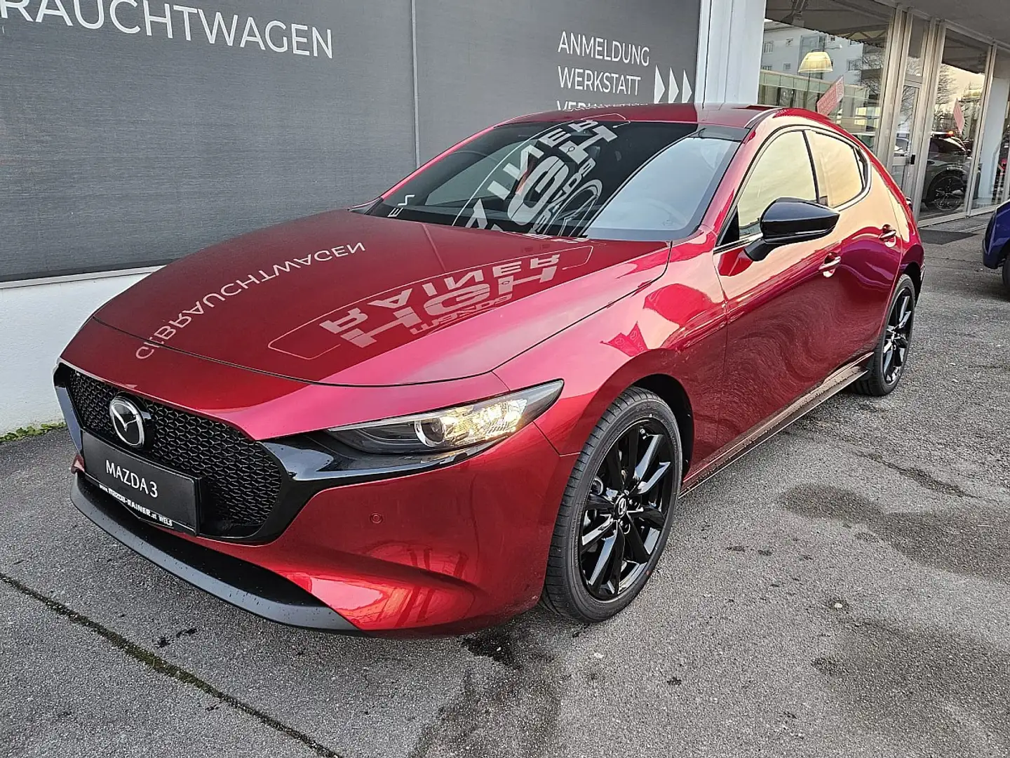 Mazda 3 Mazda3 e-Skyactiv-G140 Exclusive-Line Rot - 1
