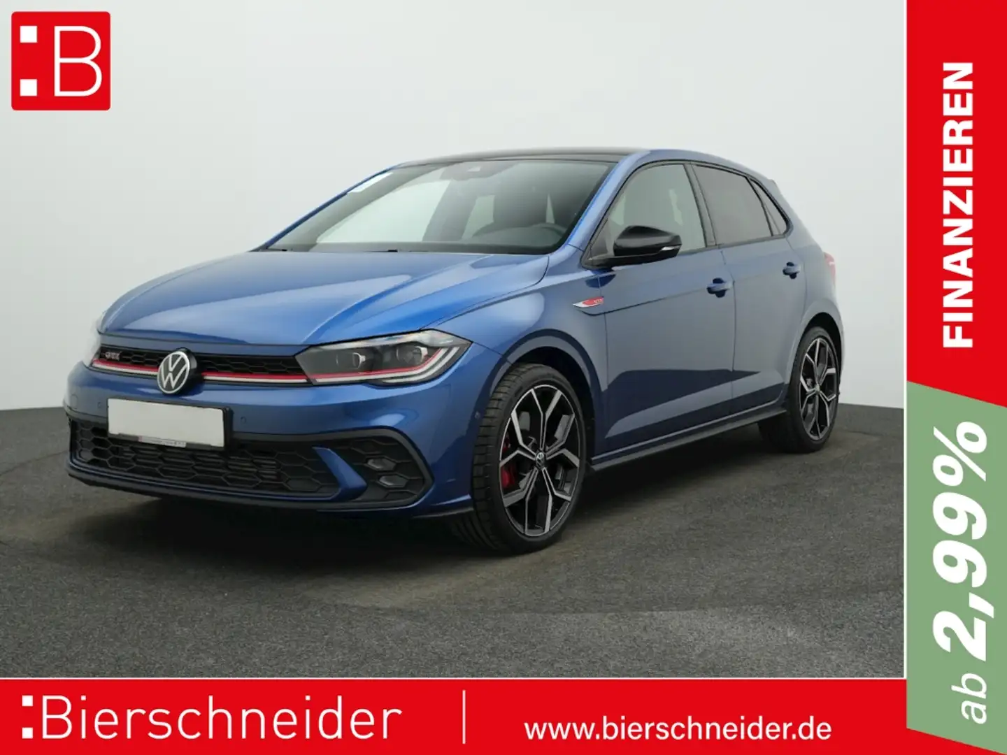 Volkswagen Polo GTI 2.0 TSI DSG MATRIX-LED NAVI ACC SIDEASSIS SHZ Blau - 1
