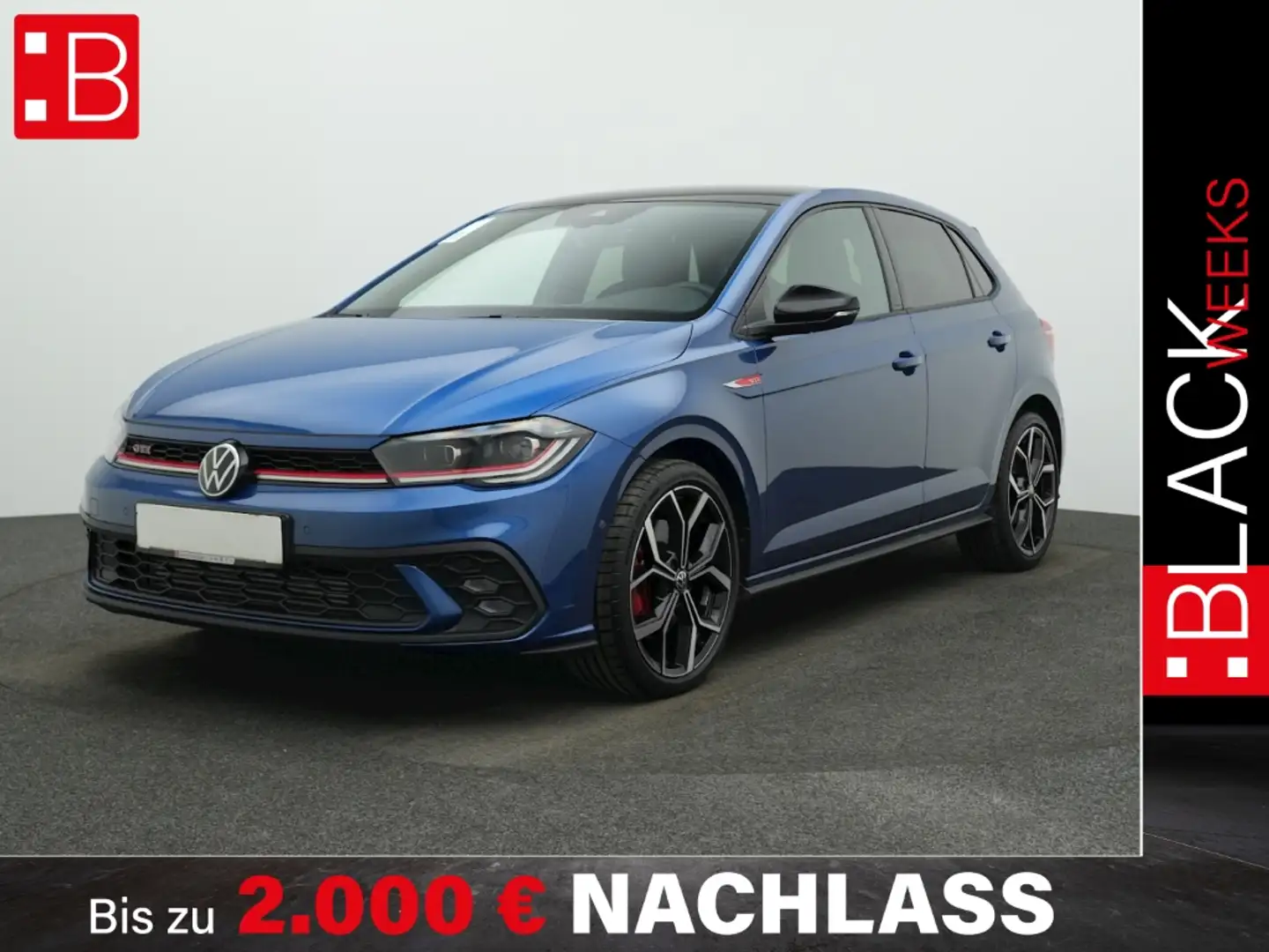 Volkswagen Polo GTI 2.0 TSI DSG MATRIX-LED NAVI ACC SIDEASSIS SHZ Blau - 1