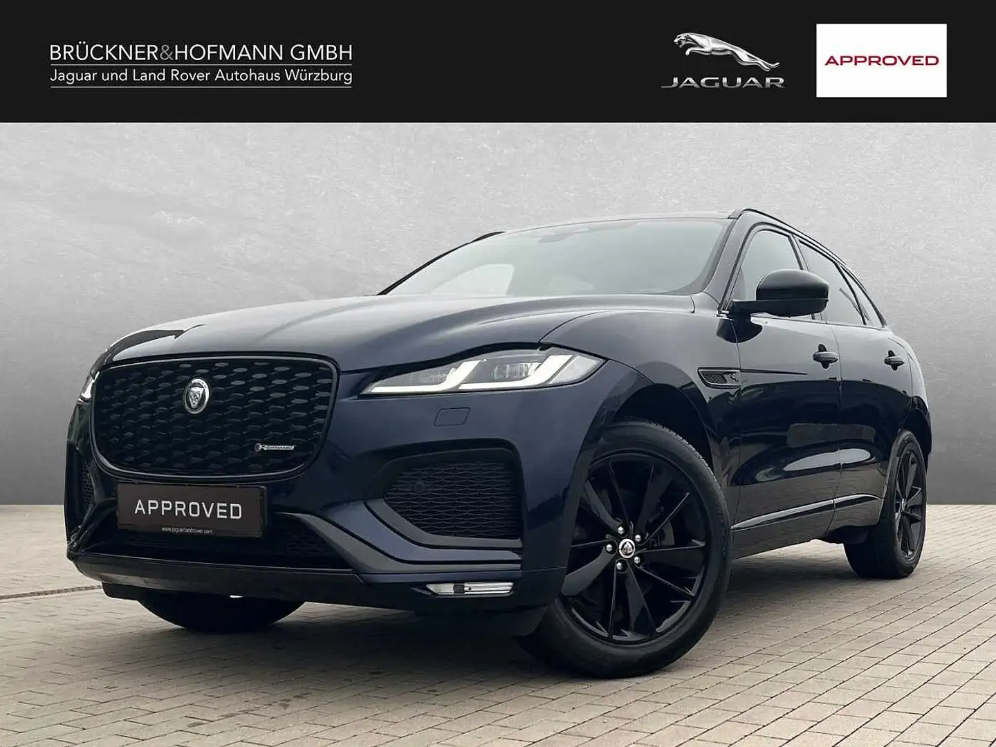 Jaguar F-Pace D200 AWD R-Dynamic SE LED / Pano Modrá - 1