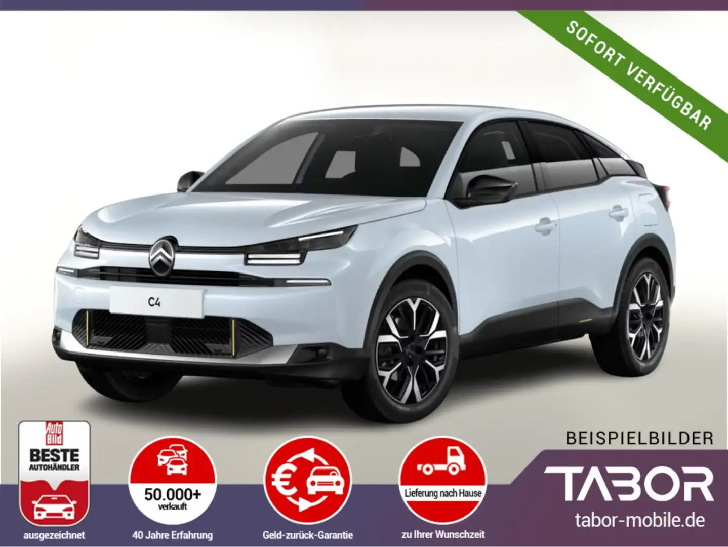 Citroen C4 MHEV 145 eDSC6 MAX FACELIFT Nav Kam ACC Keyl Weiß - 1