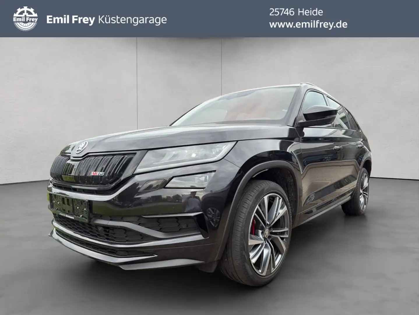 Skoda Kodiaq RS 2.0l Bi-TDI 4x4 DSG NAVI RFK SHZ AHK A Zwart - 1