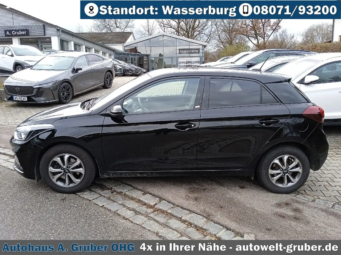 Hyundai i20 blue 1.0 T-GDI YES! +Kamera +Klima +Sitzhz. Zwart - 2