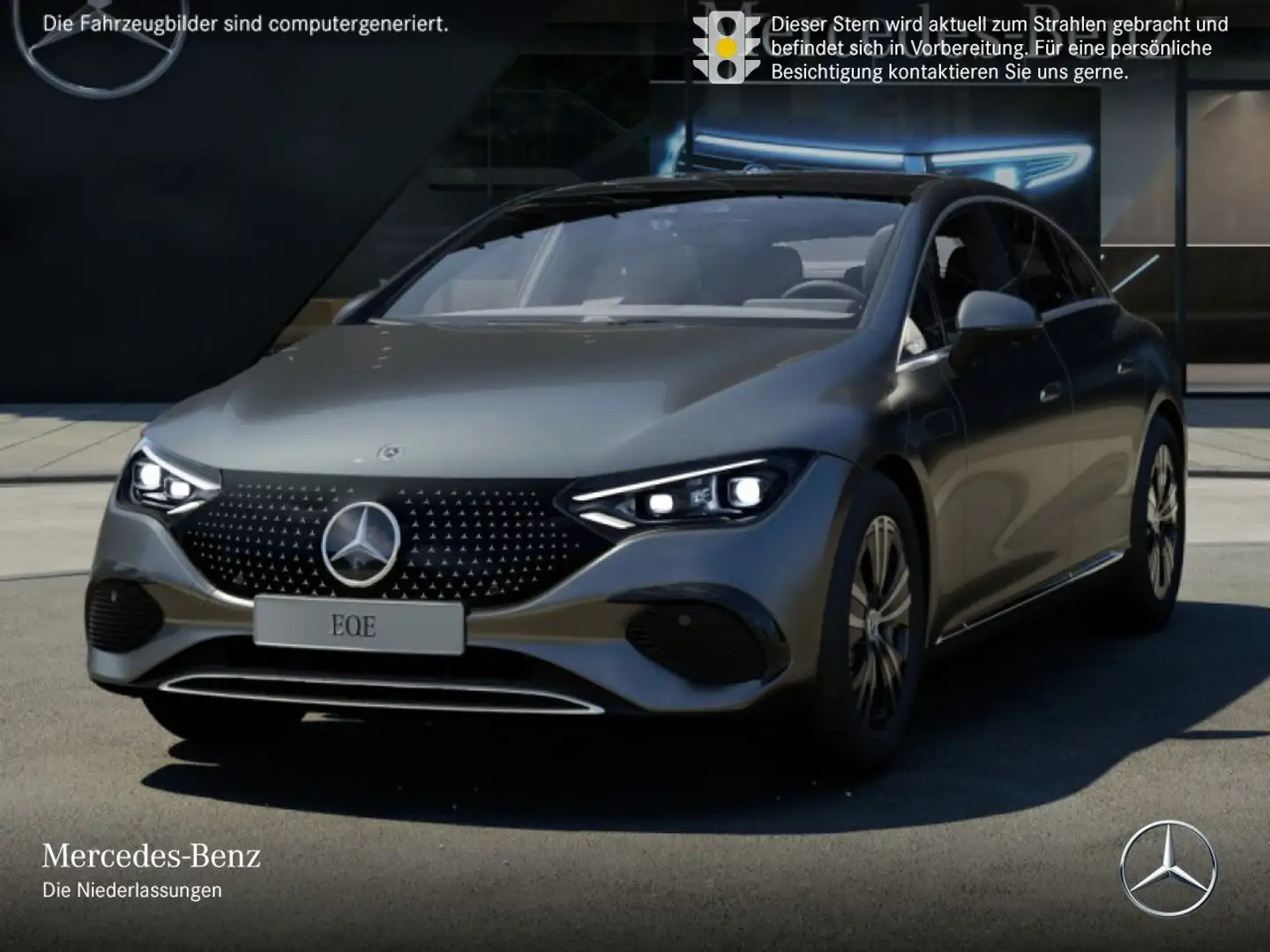 Mercedes-Benz EQE 300 Avantgarde Burmester 3D Fahrass 360° Pano Grau - 2