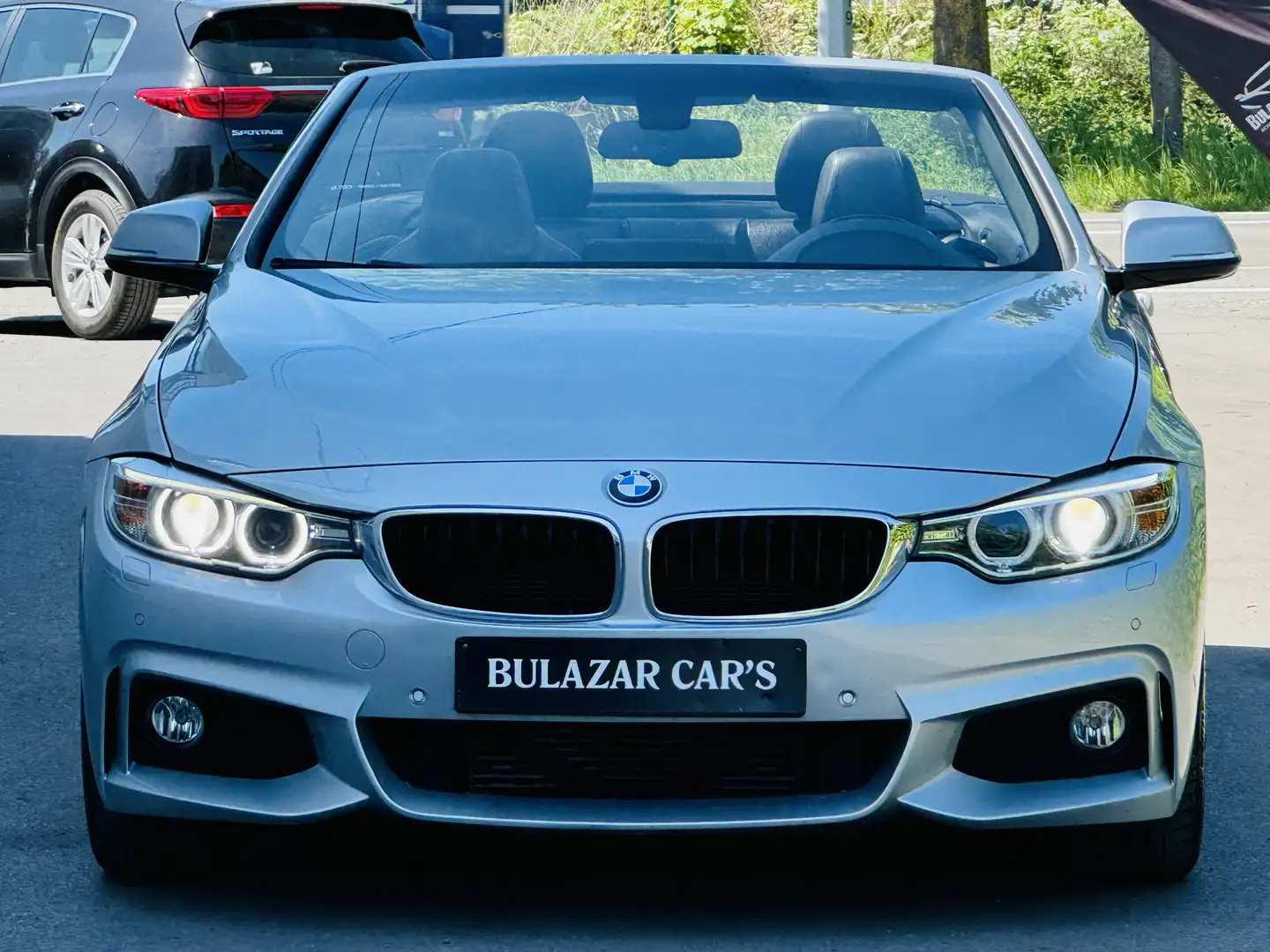 BMW 420 Cabrio 420iA* PACK M*NAVI PRO*CARNET*GARANTIE Grijs - 2