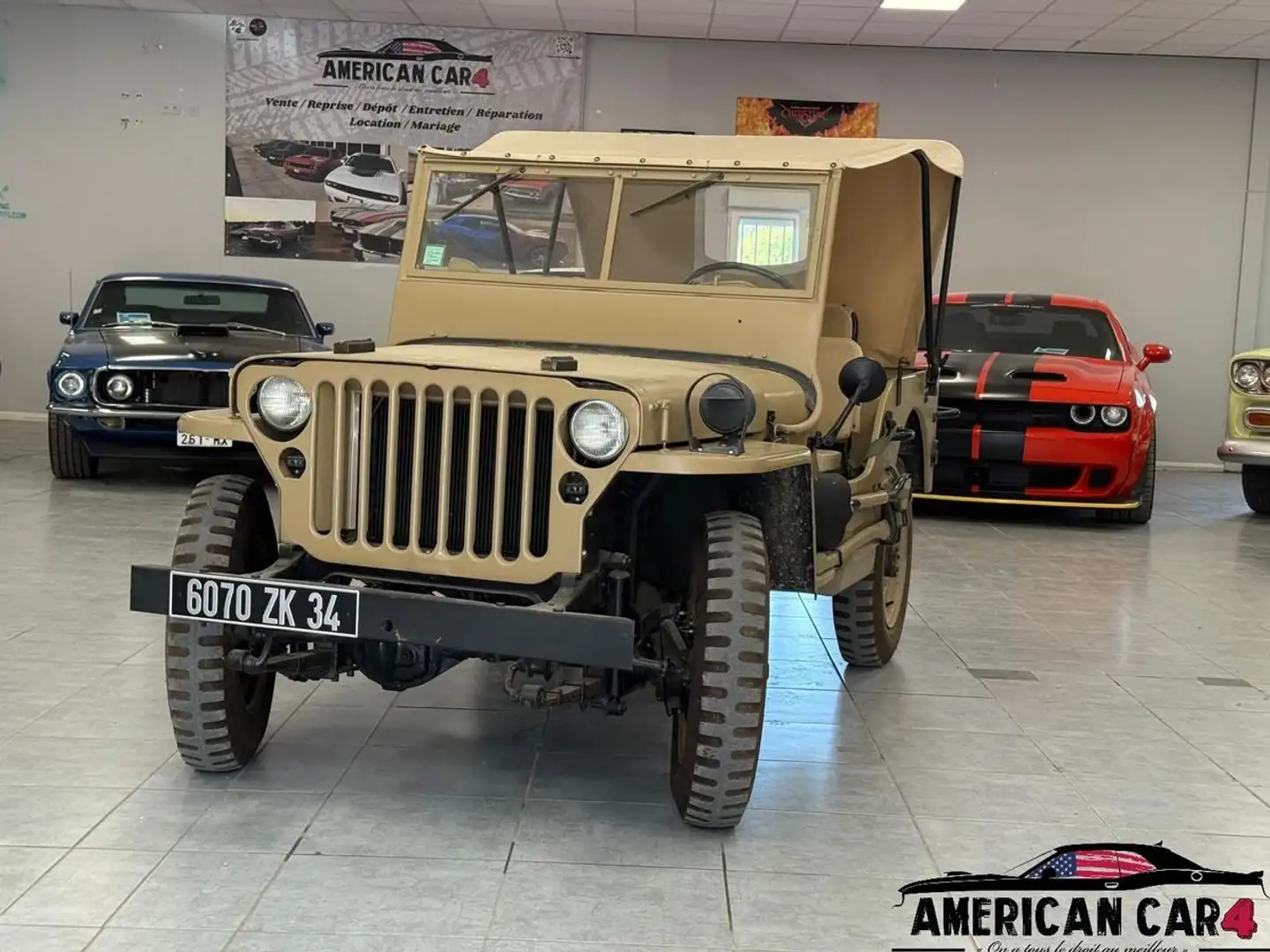 Jeep Willys MB 1942 - Restauration intégrale - Chassis Ford Beige - 2
