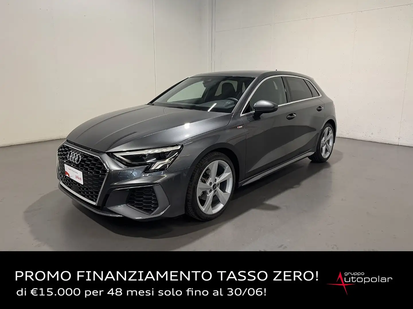 Audi A3 SPORTBACK 35 TDI S-TRONIC S LINE EDITION Grigio - 1