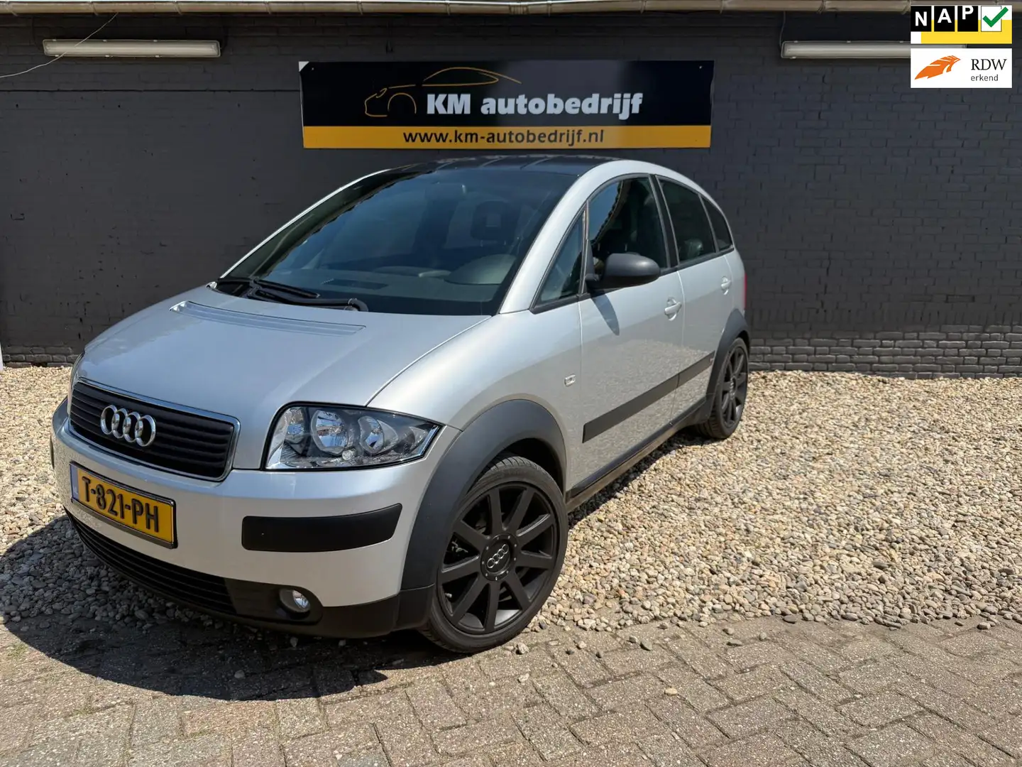 Audi A2 1.4 Pro Line*Color Storm*Clima*PDC*Cruise*NieuweAp Grijs - 1