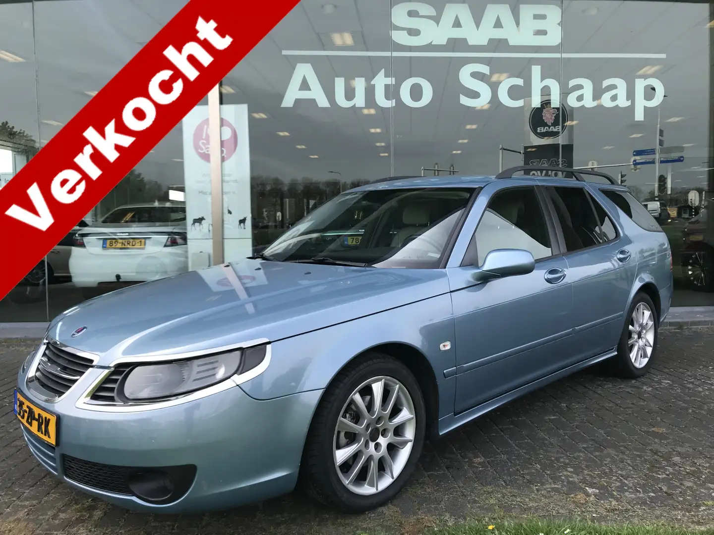Saab 9-5 Estate 2.0t Vector Automaat | Rijklaar incl garant Blu/Azzurro - 1