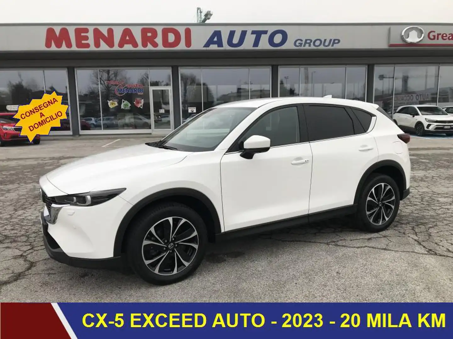 Mazda CX-5 2.2L Skyactiv-D 150cv Exceed Auto UFFICIALE ITALIA Bianco - 1