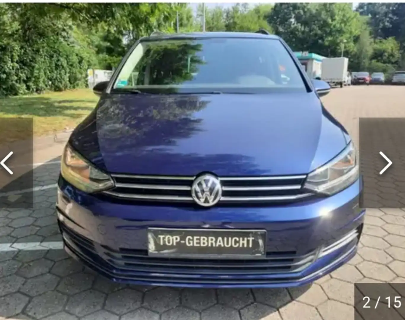 Volkswagen Touran 7 Sitzer Comfortline BMT/Start-Stopp Blau - 2