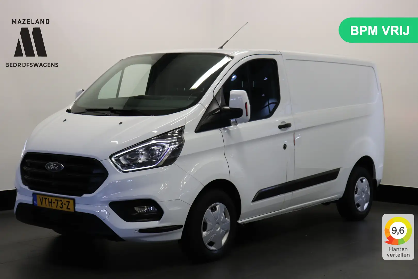 Ford Transit Custom 2.0 TDCI EURO 6 - Airco - Cruise - PDC - €12.900,- Blanco - 1