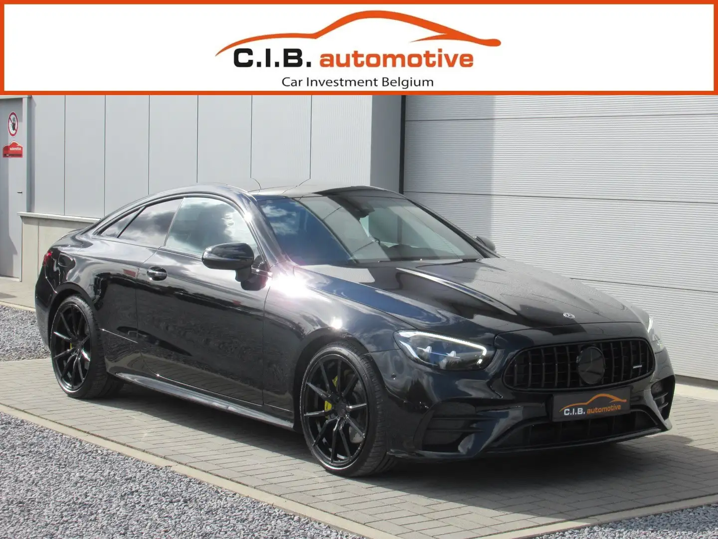 Mercedes-Benz E 220 d €33800 netto / Coupe / AMG / Pano / Distronic Schwarz - 1
