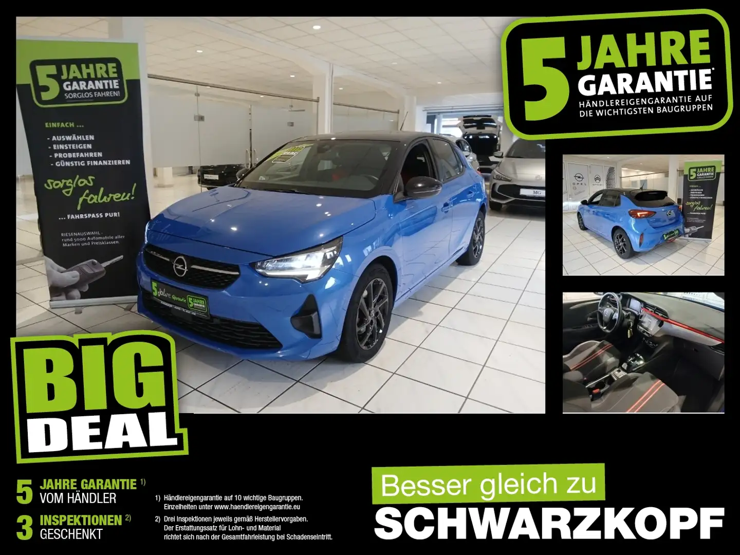 Opel Corsa F 1.2T Rückfahrkamera,Parkpilot,Tempomat Blu/Azzurro - 1