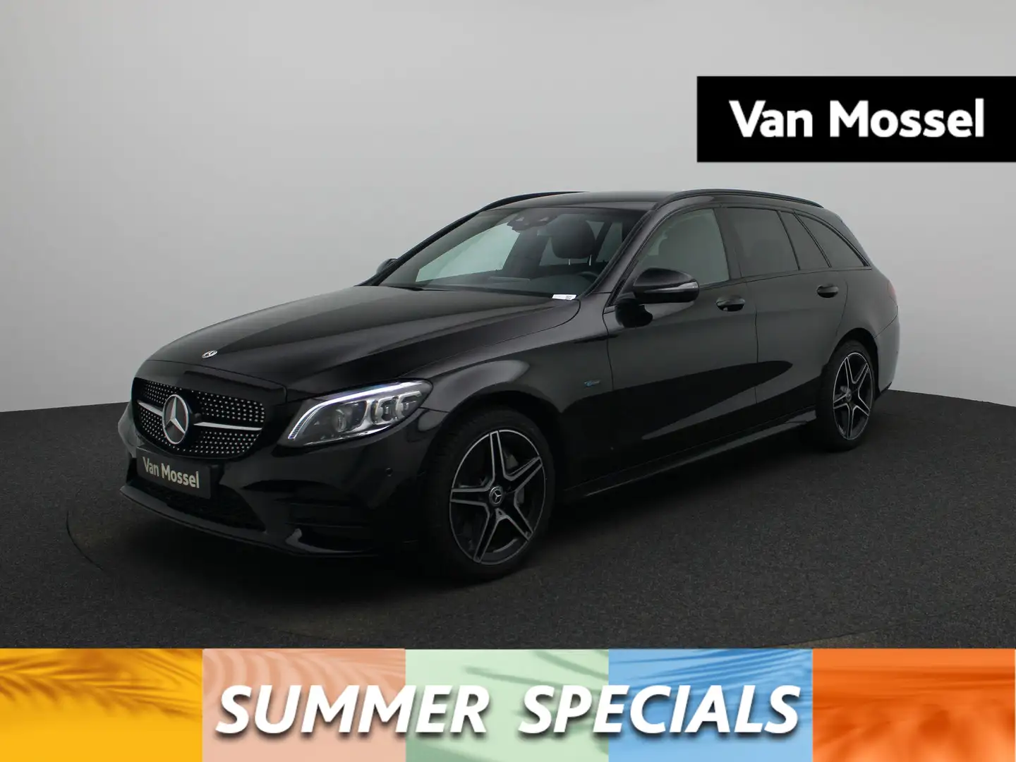 Mercedes-Benz C 300 Break C de Business Solution Auto AMG Line | LEDER Noir - 1