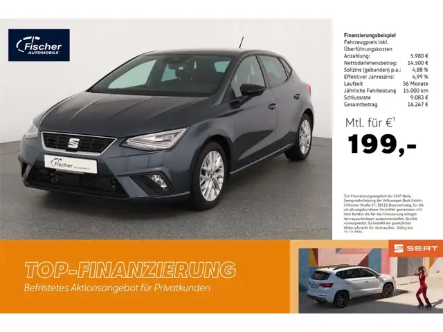SEAT Ibiza 1.0 TSI FR DSG ACC/NAV/VCP/LED/DAB/SH