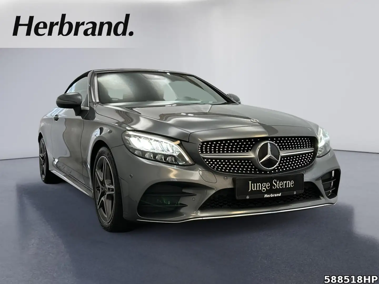 Mercedes-Benz C 200 Cabrio AMG *Spur & Totwinkel Burmester LED Grau - 2
