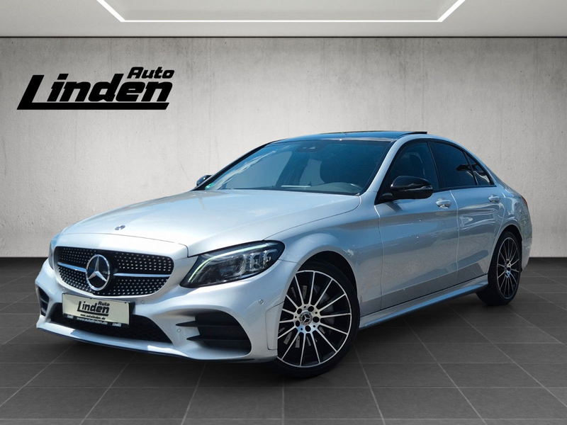 Mercedes-Benz C 300 C300d AMG Pano Burmester LED 360 Leder Night