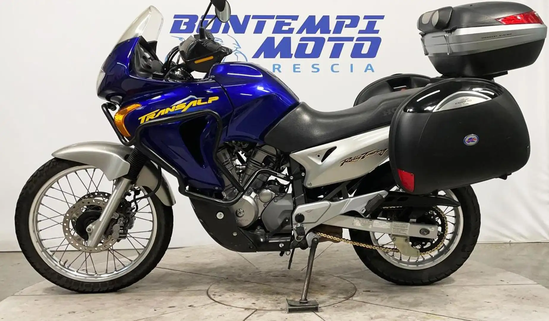 Honda Transalp 650 2004 + TRIS VALIGIE Blu/Azzurro - 2