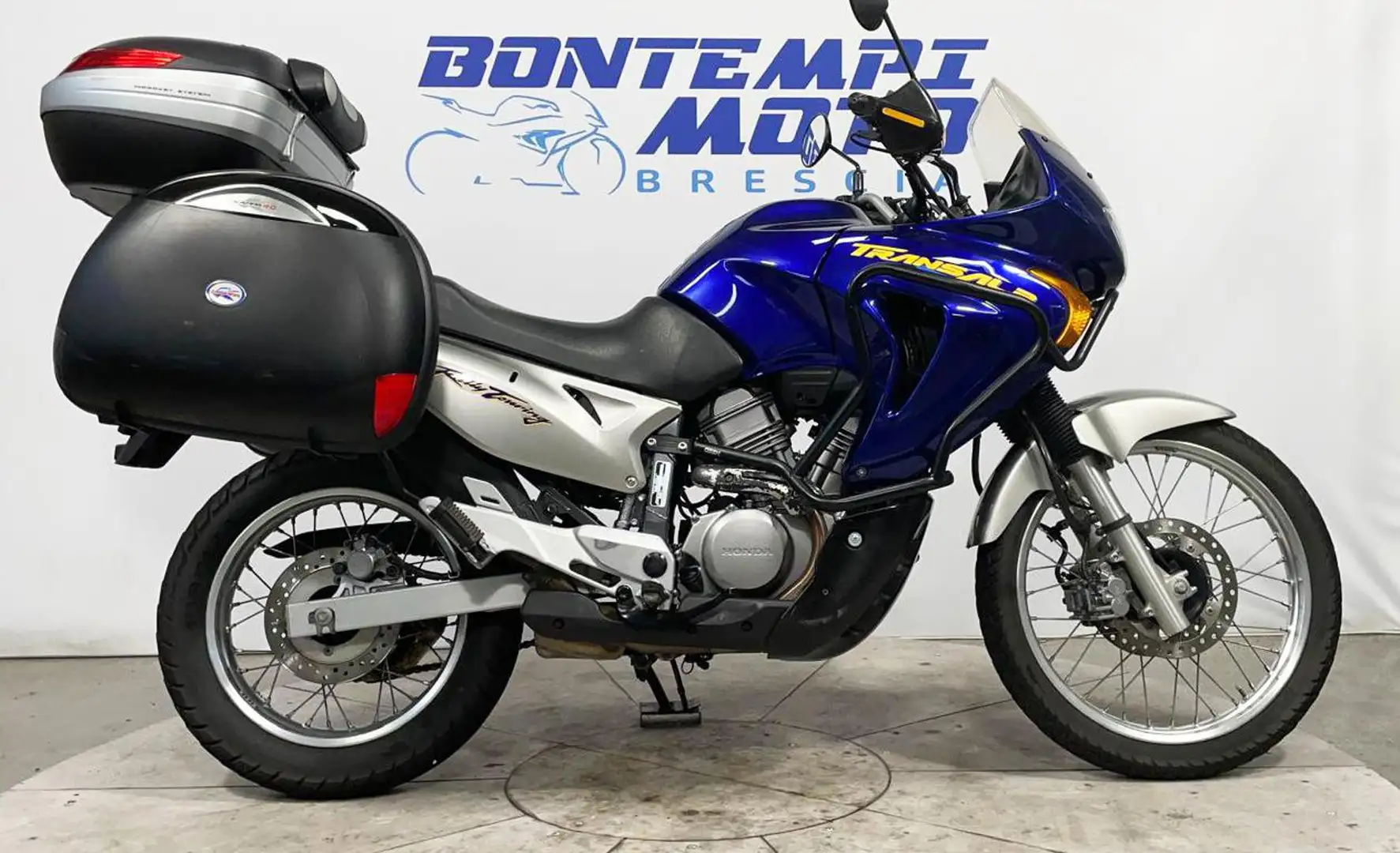 Honda Transalp 650 2004 + TRIS VALIGIE Blu/Azzurro - 1