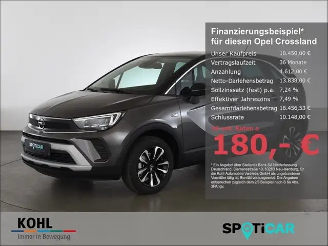 Opel Crossland Elegance 1.2 Turbo Automatik Temp Klimaautom DAB