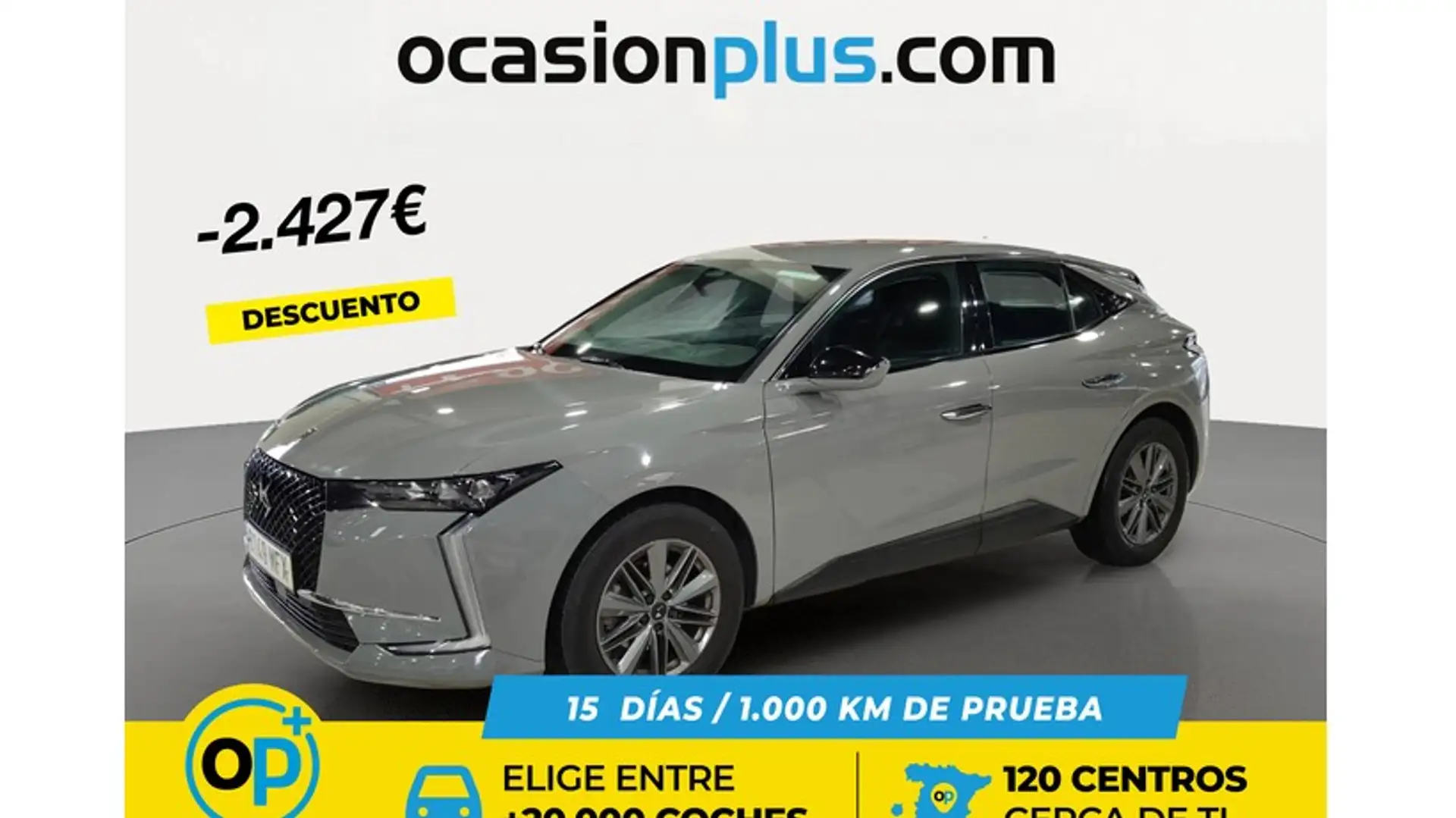 DS Automobiles DS 4 BlueHDi Bastille Aut. 130 Gris - 1