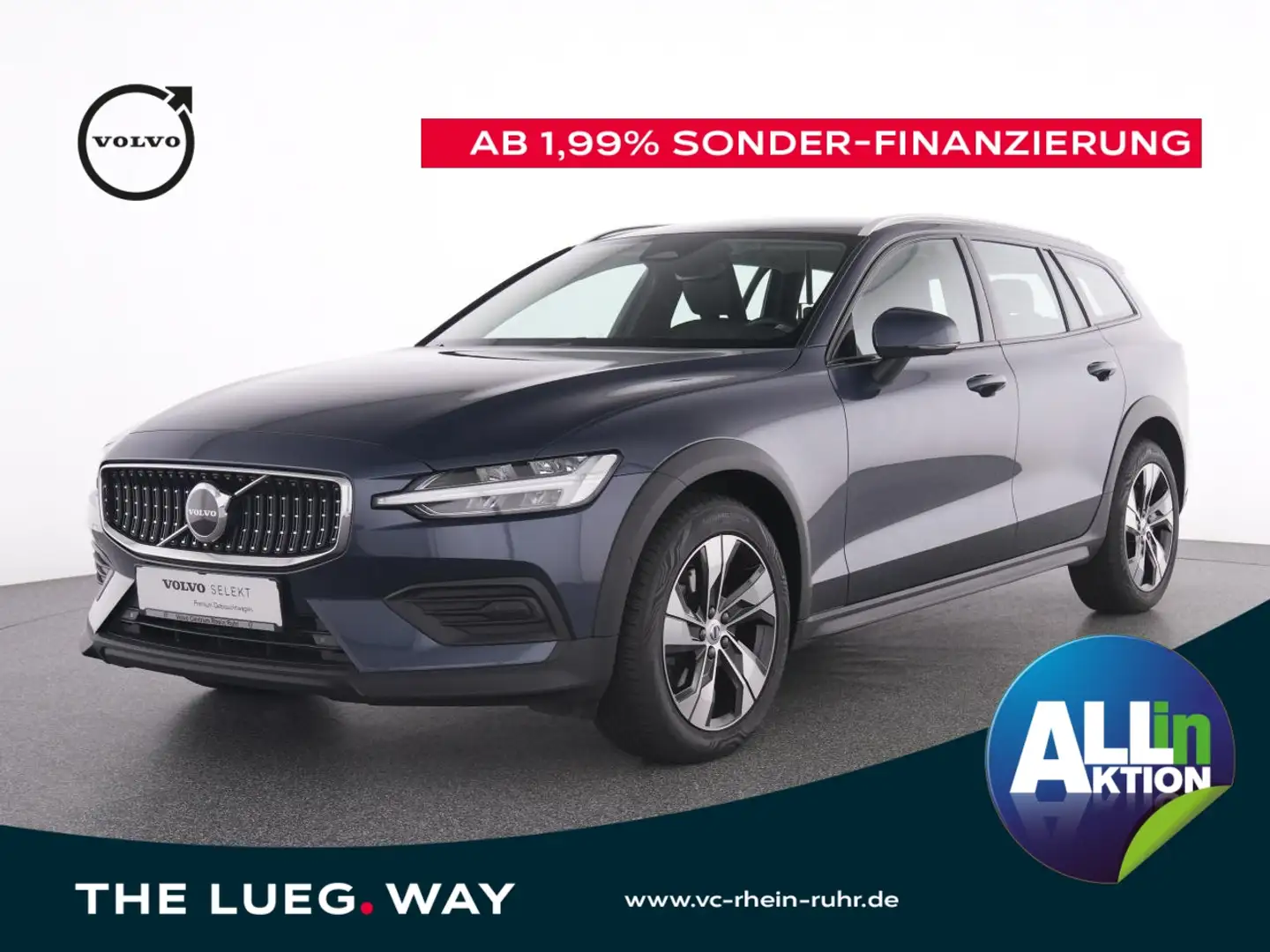 Volvo V60 Cross Country B4 D AWD Plus AHK+MET+SKP+WP+ Kék - 1