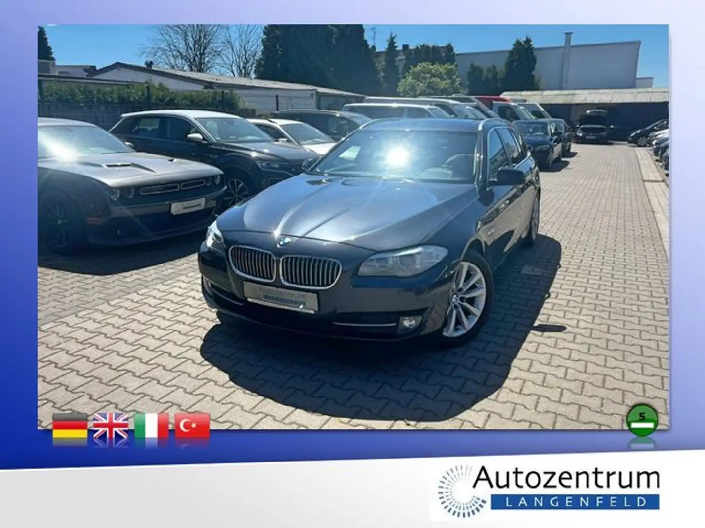 BMW 520 d Touring Aut. *LEDER*NAVI*SHZ*XENON*PANO* Gris - 1