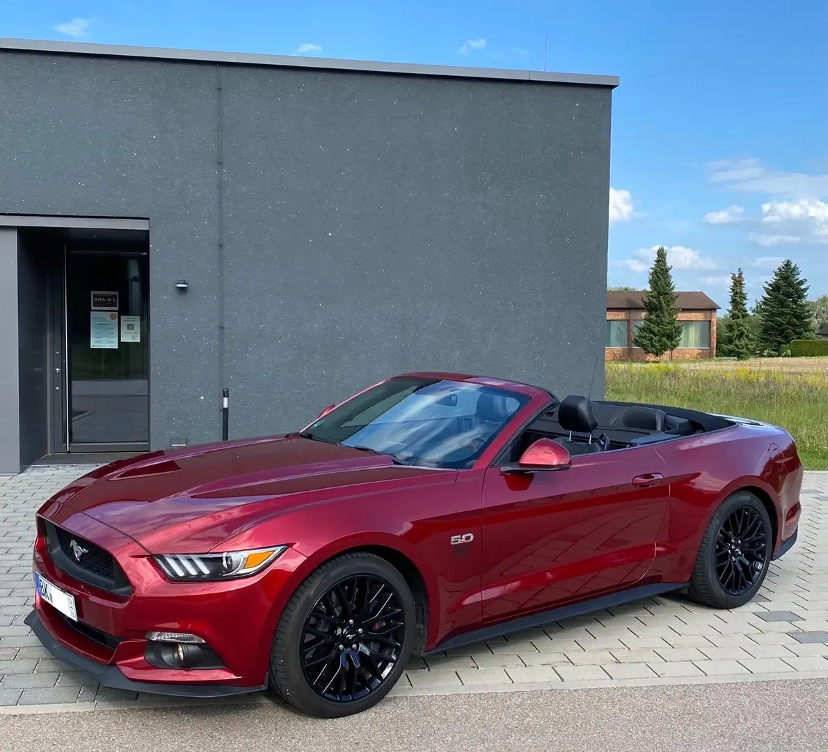 Ford Mustang Cabrio 5.0 Ti-VCT V8 Aut. GT Rot - 2