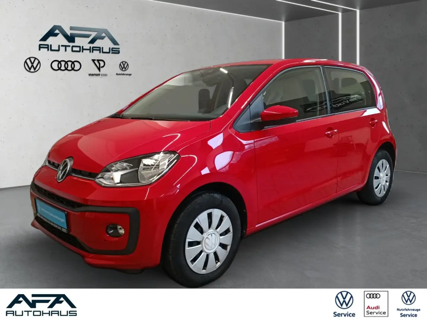 Volkswagen up! 1.0 Move Up! Klima*RearView*Tempomat*SHZ Rot - 1