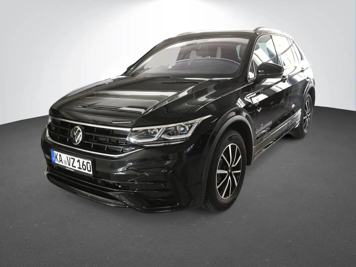Volkswagen Tiguan 2.0 TDI Automatik R-Line 4Motion StHzg PanoD AH... Schwarz - 1