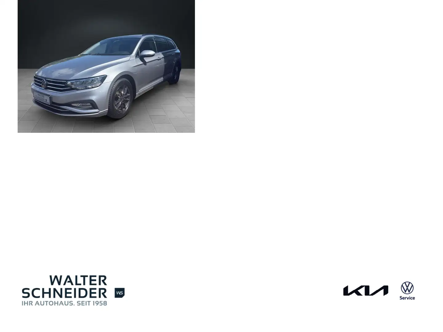 Volkswagen Passat Variant 1,5 TSI DSG Business AHK Navi LED Zilver - 1