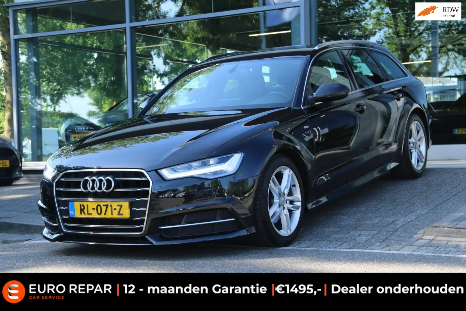 Audi A6 Avant 1.8 TFSI ultra S-LINE NL-AUTO NAP! Zwart - 1